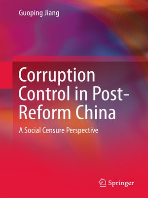 cover image of Corruption Control in Post-Reform China